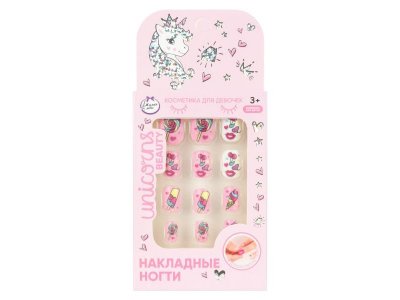 Накладные ногти Милая Леди Единорог 12 шт разноцветный 100472557