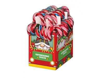 Карамель Конфитрейд леденцовая в виде трости 20 г в ассорт. 100471644