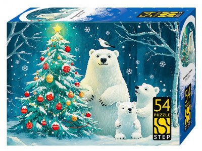 Пазл Step Puzzle Новогодние истории 54 элемента 1-00473174_2