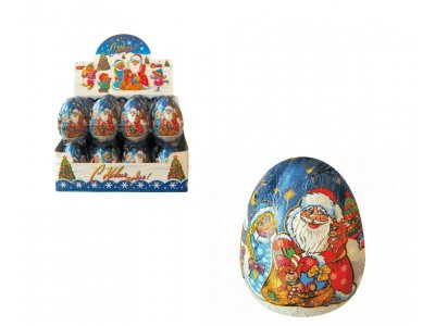 Яйцо шоколадное Шоколадная компания с сюрпризом  Новогодняя сказка 20 г в ассорт. 100473252