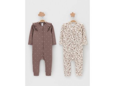 Комбинезон Crockid 2 шт коричневый 100473507
