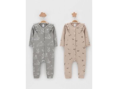 Комбинезон Crockid 2 шт хаки 100473512