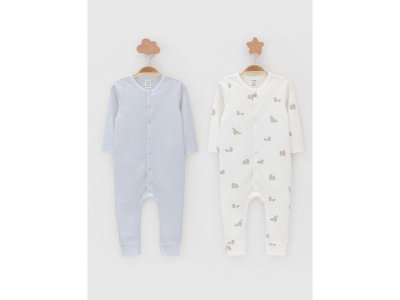 Комбинезон Crockid 2 шт светло-серый5 100473526