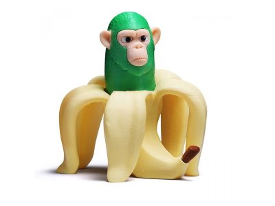 Игрушка-антистресс КНР Обезьянка в банане 1-00469261_5