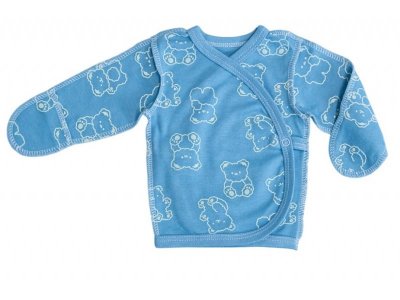 Распашонка Leratutti Малютка голубой 100458006
