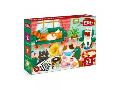 Пазл El’BascoKids Чаепитие 60 элементов 1-00473569_2