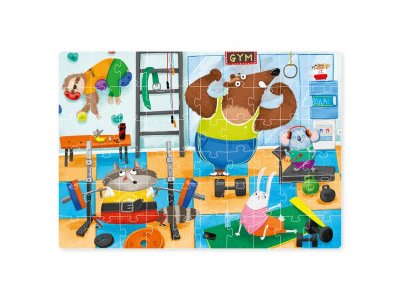 Пазл El’BascoKids Спортзал 60 элементов 100473571