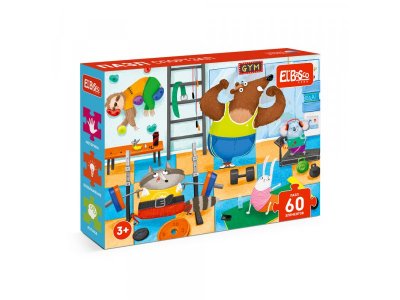 Пазл El’BascoKids Спортзал 60 элементов 1-00473571_2