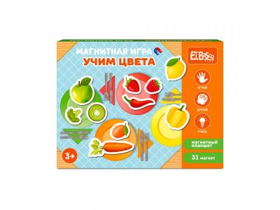 Магнитная игра El’BascoKids Учим цвета 1-00473577_2
