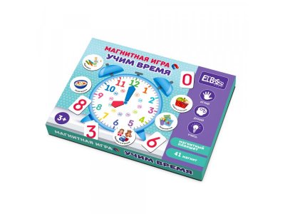Магнитная игра El’BascoKids Учим время 1-00473578_3