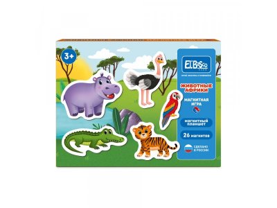 Магнитная игра El’BascoKids Животные Африки 1-00473581_2