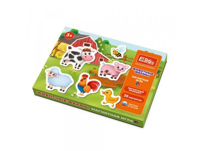 Магнитная игра El’BascoKids Животные фермы 1-00473583_3