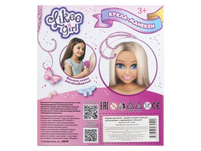 Кукла-манекен Likee girl с расческой 1-00473606_2