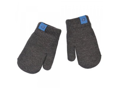 Варежки S.Gloves темно-серый 100469872