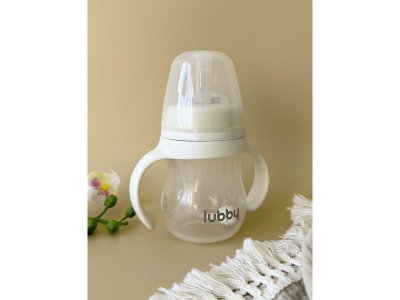 Поильник-непроливайка Lubby с сил. трубочкой, с ручк. и грузиком, PP,  с 6+ мес, 180 мл 1-00474029_5