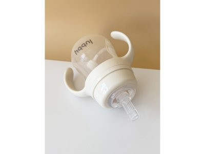 Поильник-непроливайка Lubby с сил. трубочкой, с ручк. и грузиком, PP,  с 6+ мес, 180 мл 1-00474029_6