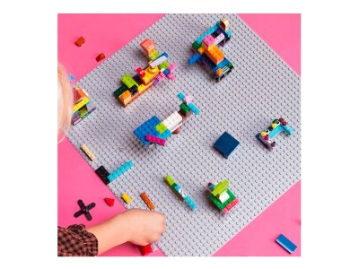 Конструктор LEGO Classic Серая базовая пластина 11024 1-00363637_5