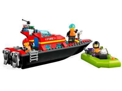 Конструктор LEGO City Пожарная спасательная лодка 60373 1-00393734_5