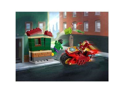 Конструктор LEGO Super Heroes Железный человек на мотоцикле и Халк 76287 1-00440696_2