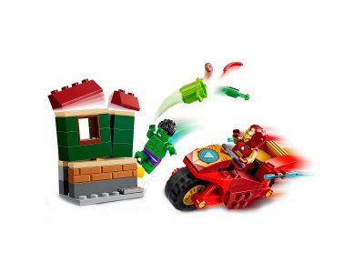 Конструктор LEGO Super Heroes Железный человек на мотоцикле и Халк 76287 1-00440696_6
