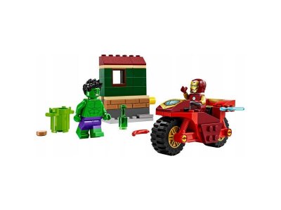 Конструктор LEGO Super Heroes Железный человек на мотоцикле и Халк 76287 1-00440696_7
