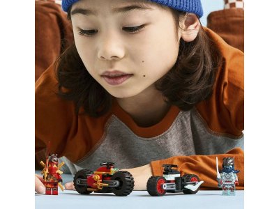 Конструктор LEGO Ninjago Скоростная гонка на мотоцикле Кая 71838 1-00463751_3