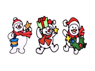 Наклейки для декора Снеговичок Снеговичок 1-00471529_2