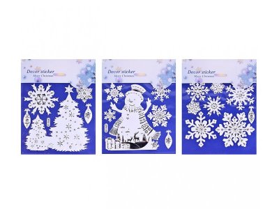 Наклейки для декора Снеговичок Зимние чудеса 1-00471531_2