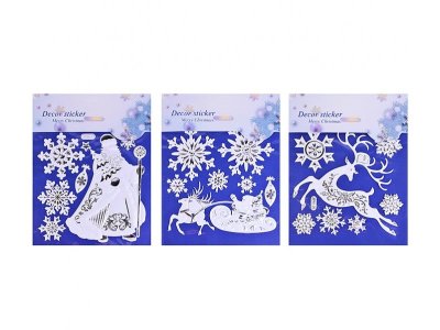 Наклейки для декора Снеговичок Зимние чудеса 1-00471531_3