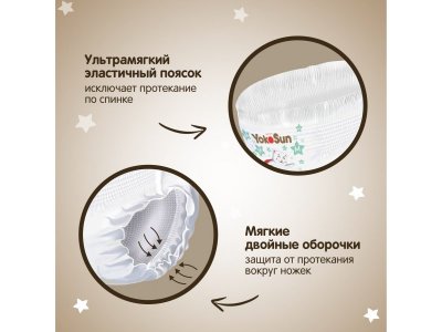 Подгузники-трусики YokoSun Premium XXXL 20-30 кг, 24 шт 1-00474046_7