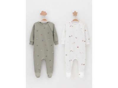 Комбинезон Crockid 2 шт хаки 100474159