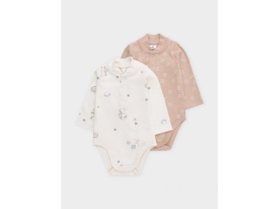 Боди Crockid 2 шт бежевый2 100474199