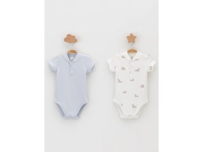 Боди Crockid 2 шт светло-серый4 100474209