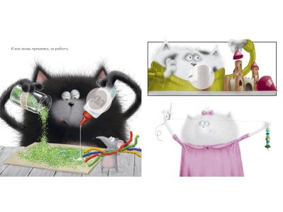 Книга с наклейками Clever Котенок Шмяк. Лучший подарок для мамы и папы 1-00474229_4