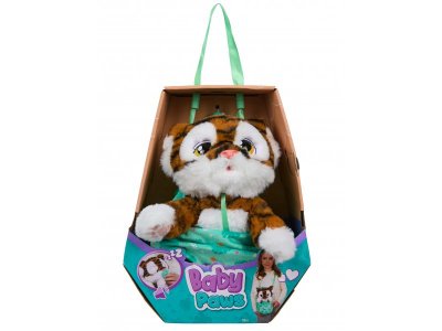 Игрушка интерактивная Baby Paws Тигр, движение/звук разноцветный 100474048