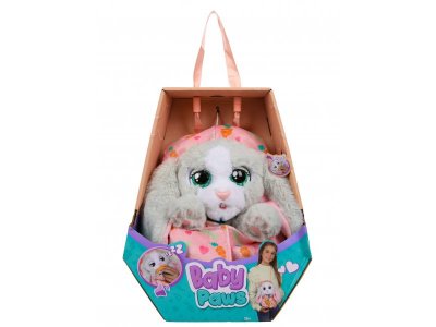 Игрушка интерактивная Baby Paws Кролик, движение/звук разноцветный 100474049