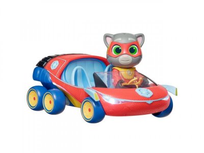 Набор игровой Talking Tom Talking Tom Heroes: Suddenly Super Говорящий Том, с акс. машина, 10 см разноцветный 100474066