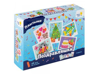 Набор для лепки Genio Kids Поздравляшки 1-00474280_2