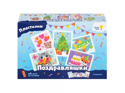 Набор для лепки Genio Kids Поздравляшки 1-00474280_7