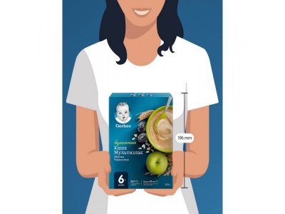 Каша Gerber безмолочная мультизлаковая Яблоко, чернослив 180 г 1-00242477_15