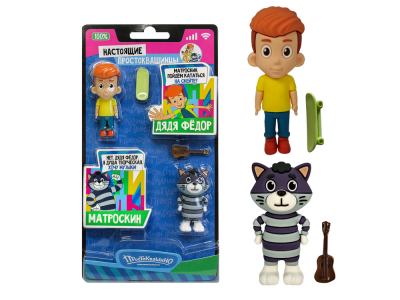 Фигурка Funky Toys Простоквашино Настоящие Простоквашинцы Матроскин и Дядя Федор 100474464