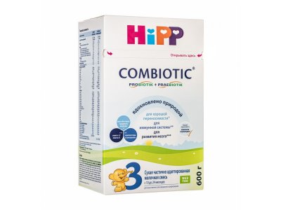 Смесь Hipp 3 Combiotic молочная сухая адаптированная 600 г 1-00340838_16