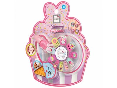 Набор детской косметики Lukky Нэйл-Дизайн Yummy Cupcake лак для ногтей peel-off, 10 патчей для ногте 1-00474367_8