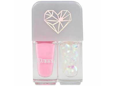 Лак для ногтей Lukky Diamond Duet с блёстками 2 шт. по 4 мл 1-00474372_5