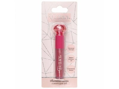 Глянец для губ Lukky Diamond Gloss сияющий с ароматом вишни 3,5 мл 1-00474378_3