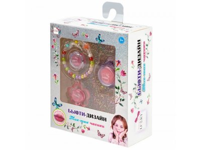 Набор детской косметики Lukky Бьюти Дизайн Тик-так бальзамы для губ с блестк. в часиках, колечке и б 1-00474380_9