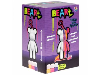 Игрушка 1Toy Art BeArt Мини Мишка Флюид Арт, 8 см 1-00474381_8