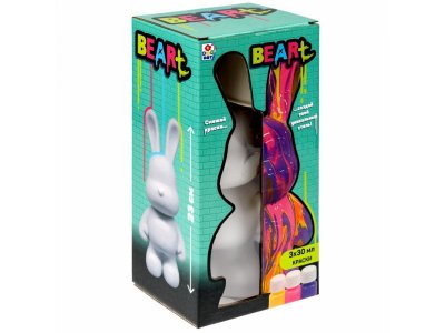 Игрушка 1Toy Art BeArt Большой Зайка Флюид Арт, 23 см 1-00474384_6
