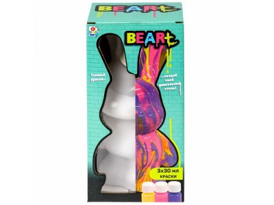 Игрушка 1Toy Art BeArt Большой Зайка Флюид Арт, 23 см 1-00474384_5