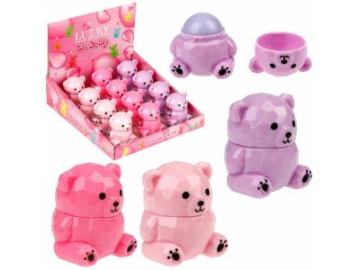 Глянец для губ Lukky Гламурные Зверушки с блёстками Мишка Тедди 9 г в ассорт. 100474385